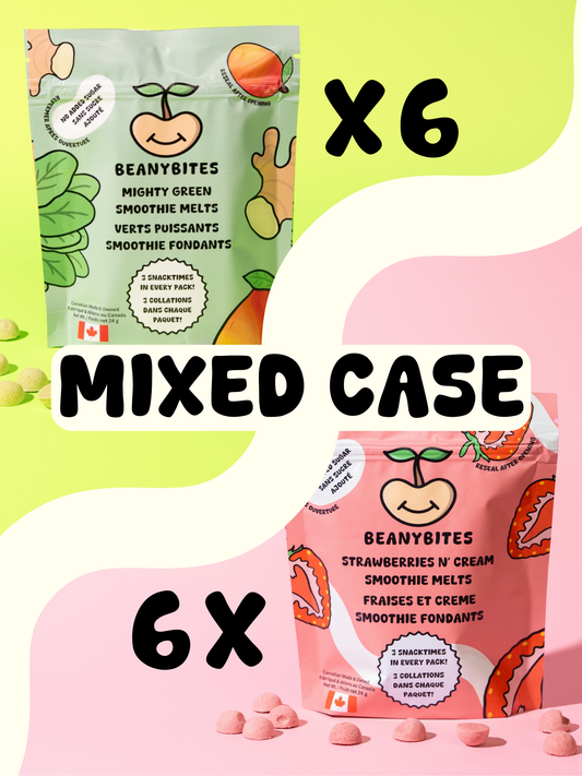Greens n' Beans + Strawberries n' Cream Mixed Case (12 Bags - 36+ servings)